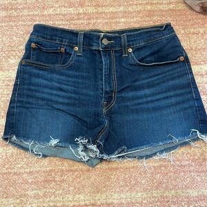 Levi’s high rise shorts